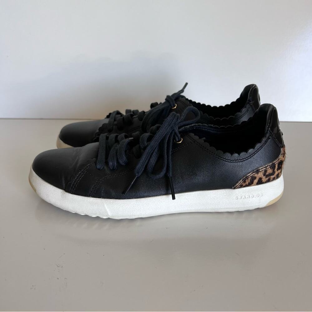 Cole Haan GP‎ Leather & Cow Hair Tennis Sneakers